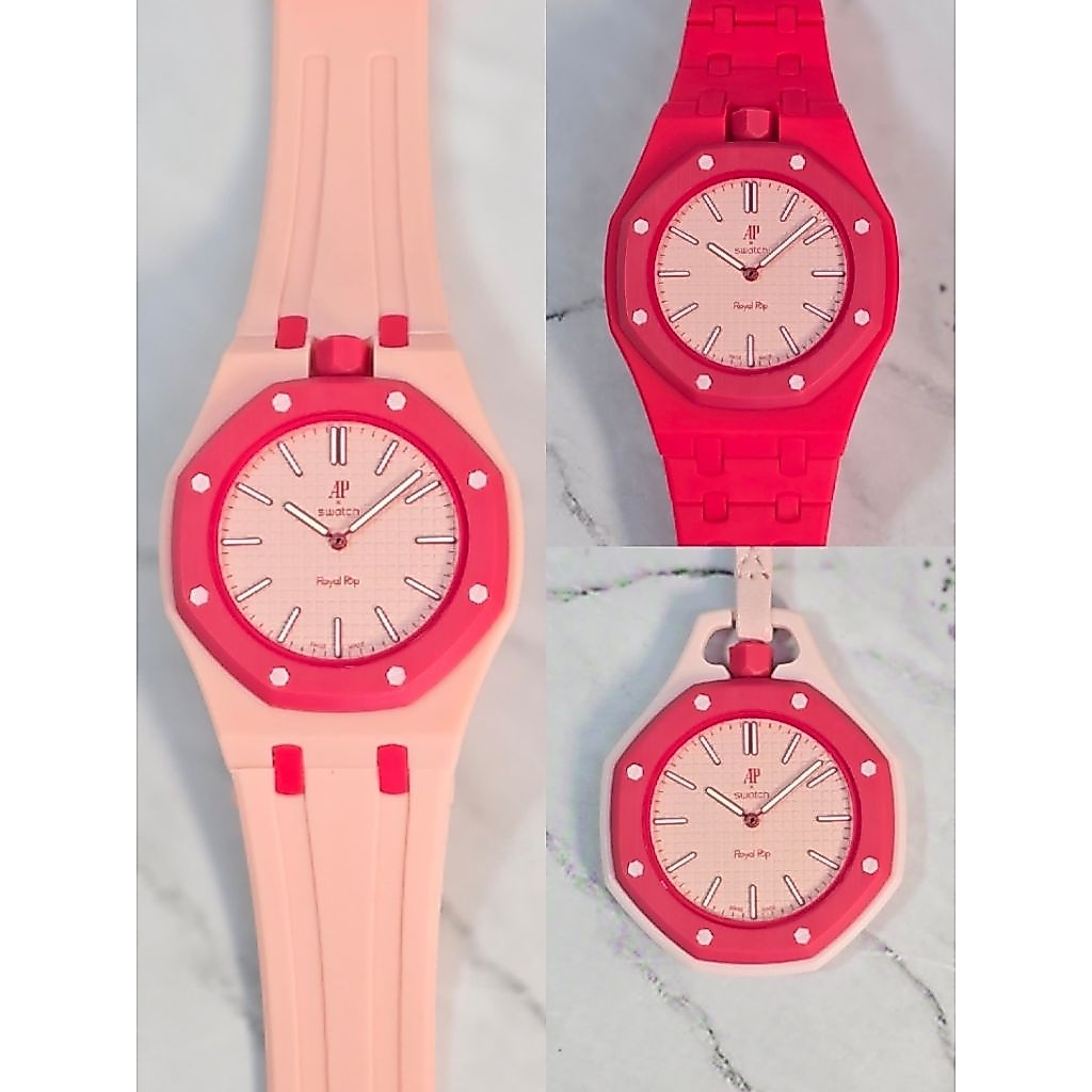 AP x Swatch Automatic Pink