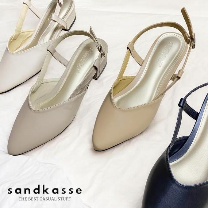 nevada_jars - camelia sendal heels hak 3 cm wanita tali gesper sandal sol karet