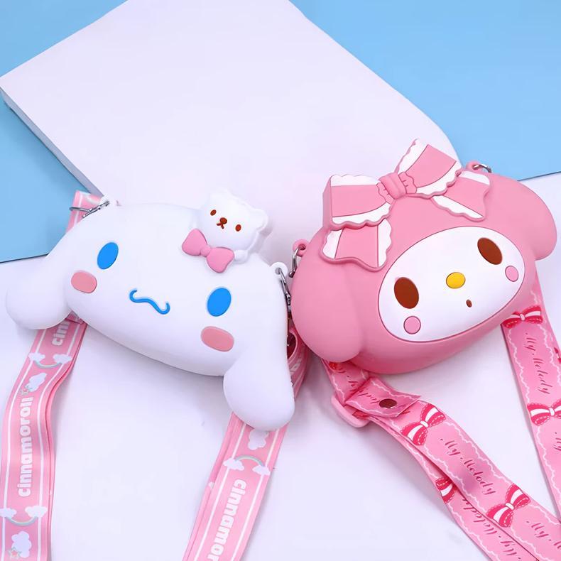 Diskon Biru Cool Sp109 Tas Rubber Silikon Botol Susu Melody Lucu Baru Tas Selempang Anak Halus Lembu
