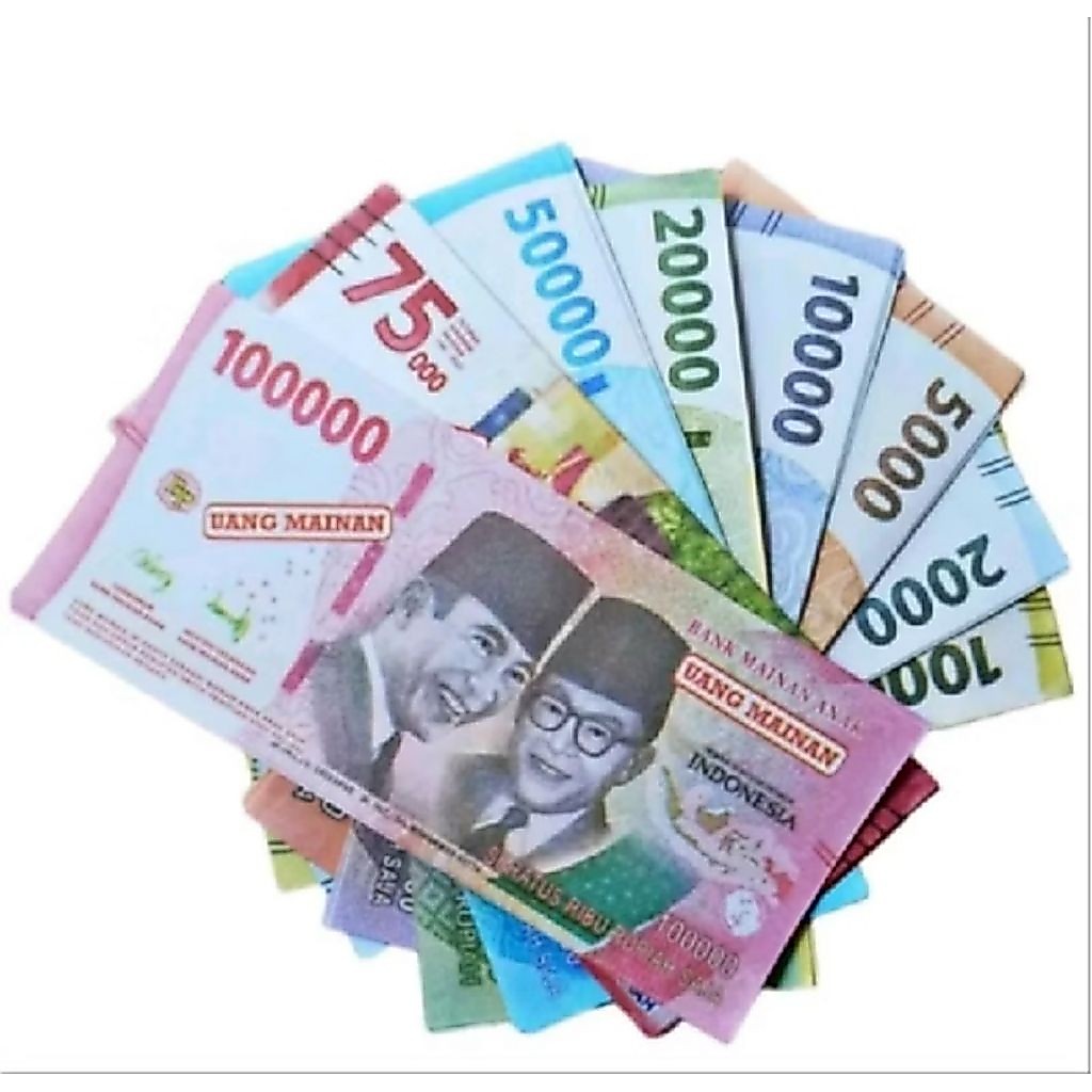 Mainan Uang Uangan 300 Pcs Mirip Asli Monopoli