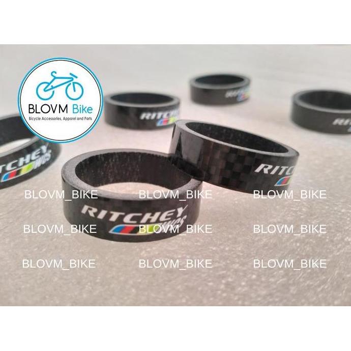 Promo Spacer Carbon RITCHEY WCS 10mm 1cm Spacer Handlebar Carbon Roadbike MTB Diskon