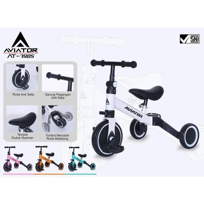 AVIATOR 3 IN 1 BALANCE BIKE 7905 AT-7905