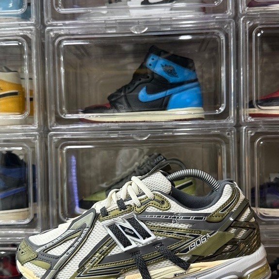 NB 1906A OLIVE JUICE SEA SALT , NB 1906A OLIVE , NEW BALANCE 1906A , SNEAKERS , SEPATU , SHOES