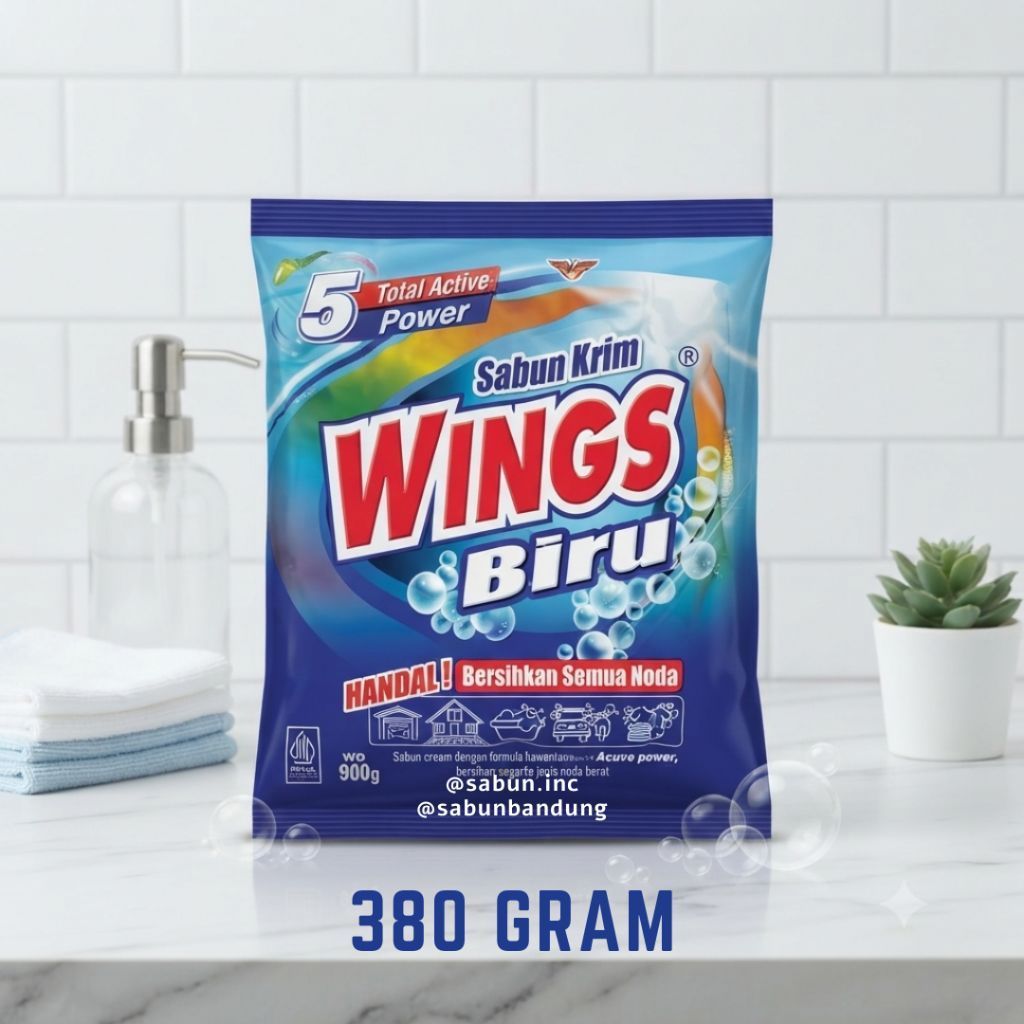 WINGS Biru Sabun Cream Sabun Colek Biru