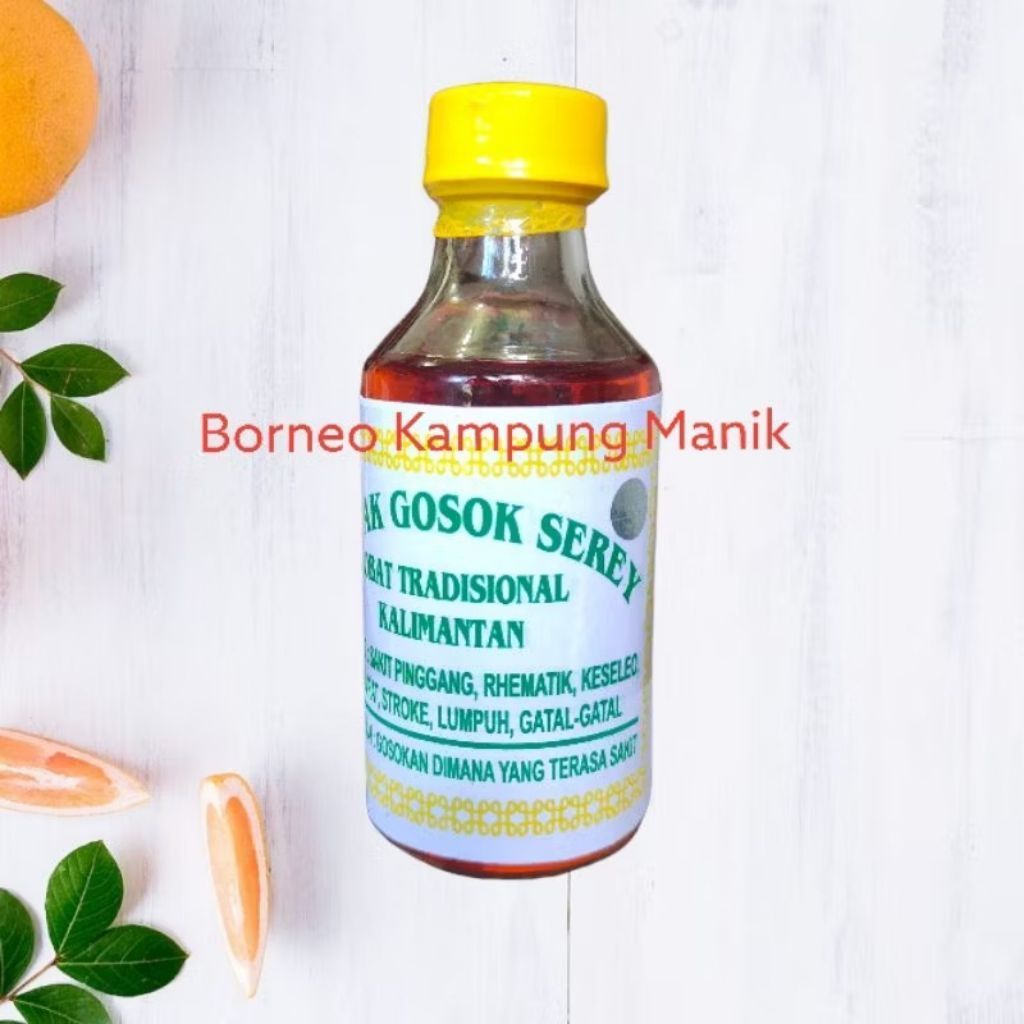 Minyak gosok sereh - minyak urut sereh