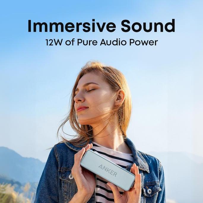 jukawaliman - anker soundcore 2 portable bluetooth speaker with stereo sound bluetooth 5 bassup ipx7