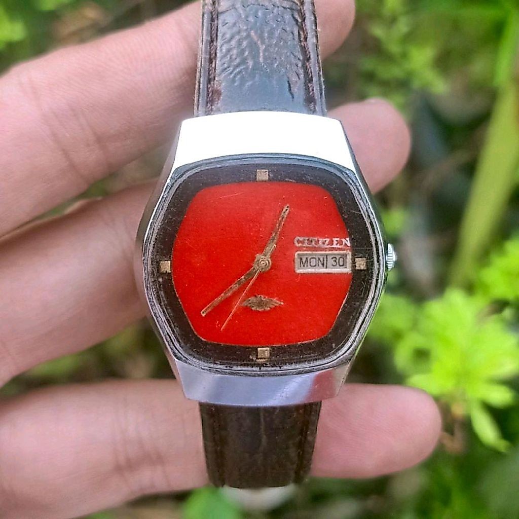 Jam Tangan Pria Citizen Tank Vintage Automatic Original