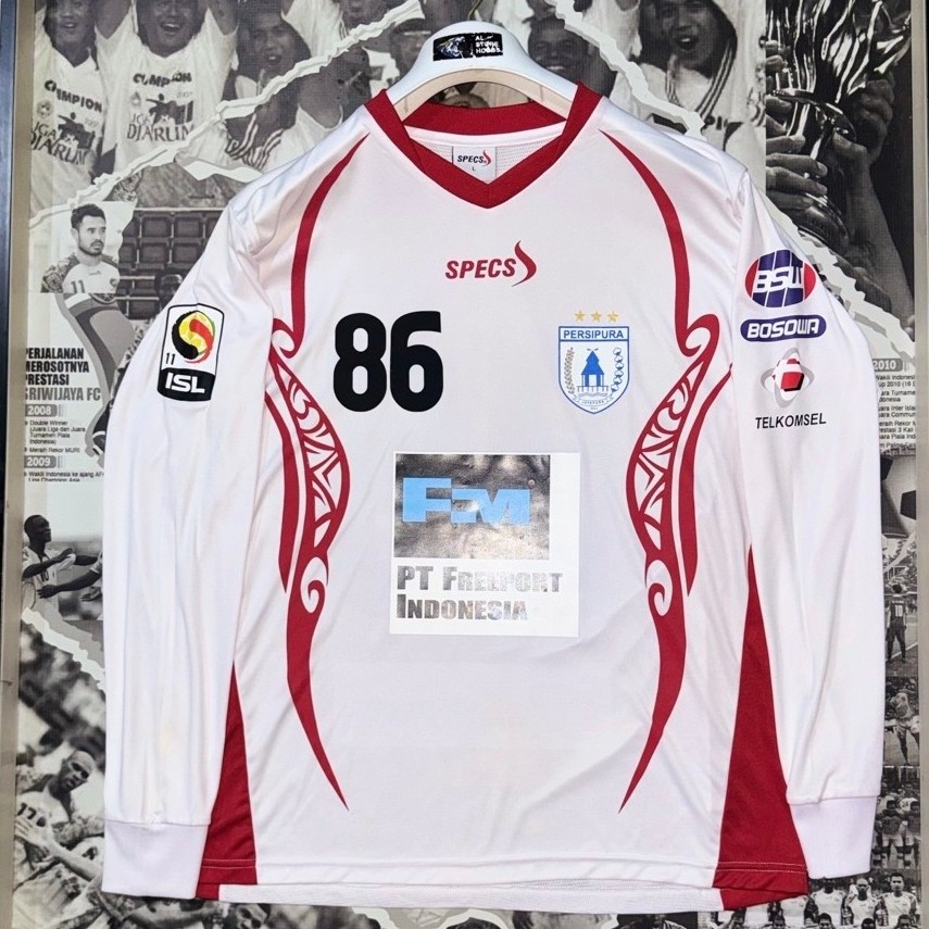 Jersey Persipura Away 2011 Original Specs #86