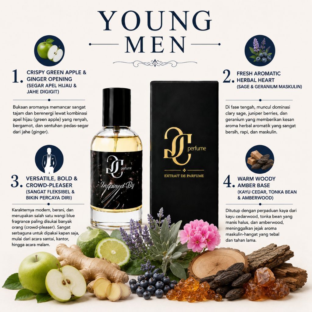 YOUNG MEN YSL Parfum Pria - DC perfume