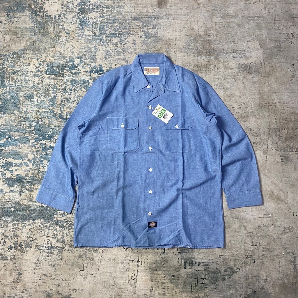 KEMEJA DICKIES LS BLUE ICE 014