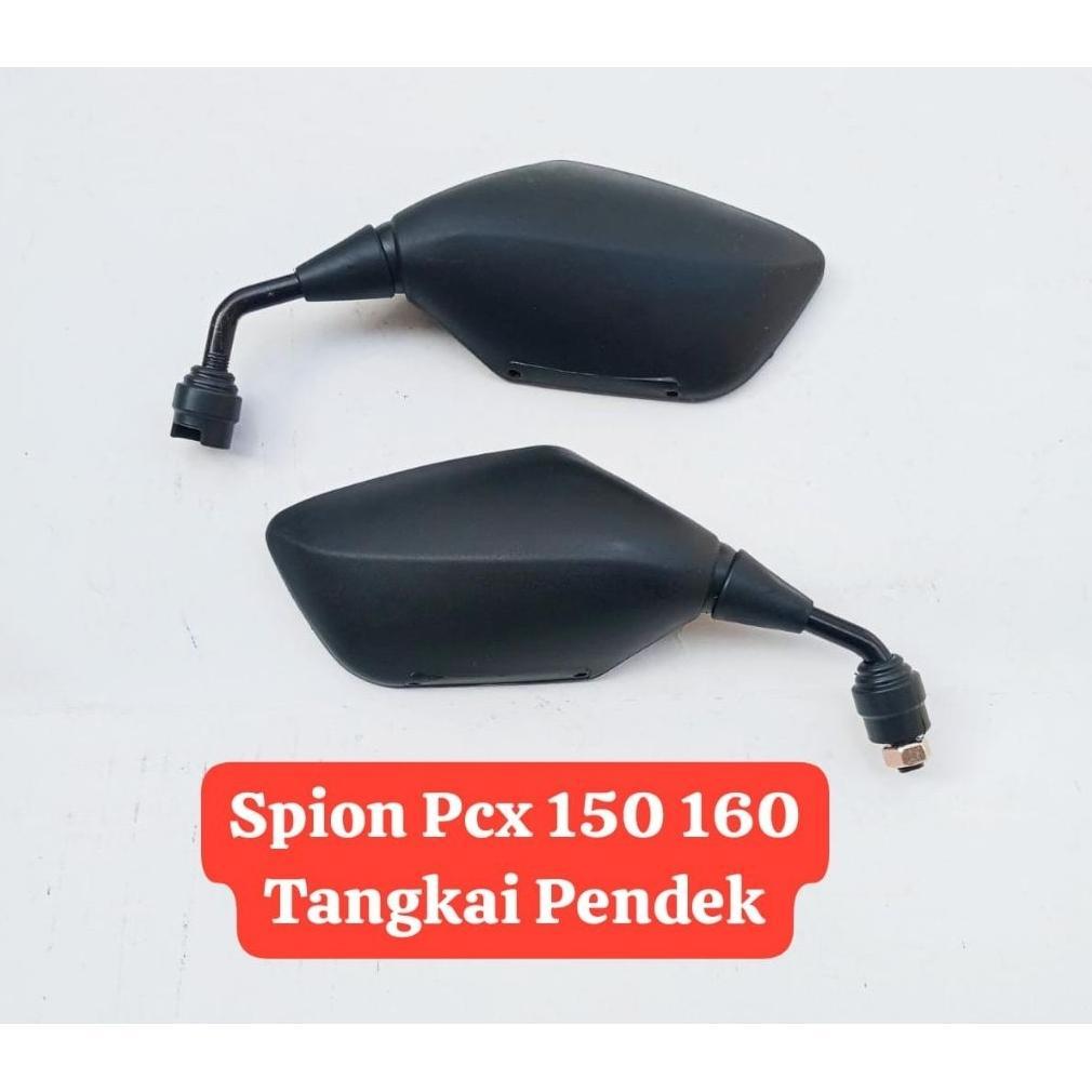 Original Spion Pcx 150 160 Hnd Tangkai Pendek / Spion Pcx Hnd Gagang Pendek 11 Cm Untuk Motor Hnd
