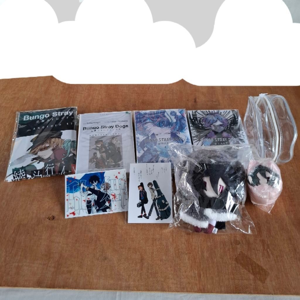 Official Bungo Stray Dogs Manga Beast, Novel Gaiden, Haru nyanko Retro chic Mascot Plushie / Nuiguru