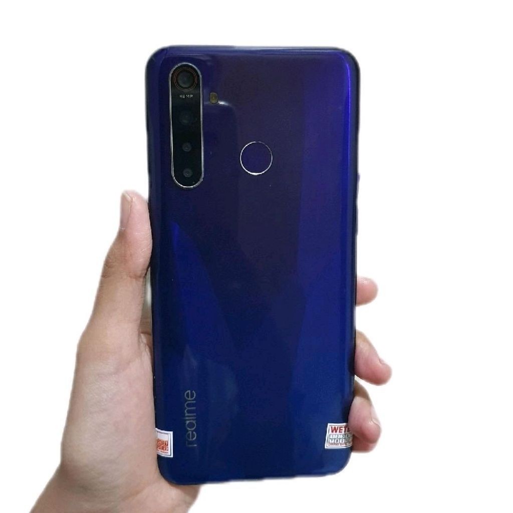 Termurah HP REALME 5 PRO RAM 4/128GB EX RESMI REALME BEKAS FUNGSI NORMAL LENGKAP PERFORMA BAIK