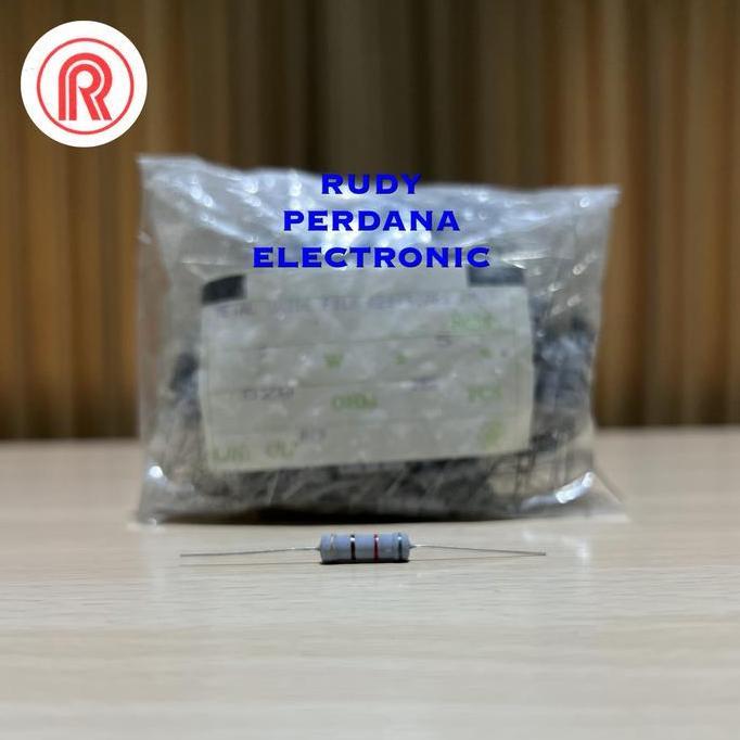RESISTOR 2 WATT 2W 5% 5 PERSEN 820OHM 820 OHM 820 820R RPE27