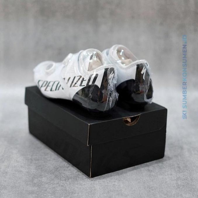 Promo Sworks Ares Road Shoe Team White / Sepatu Cleat Roadbike S-works Rd Diskon
