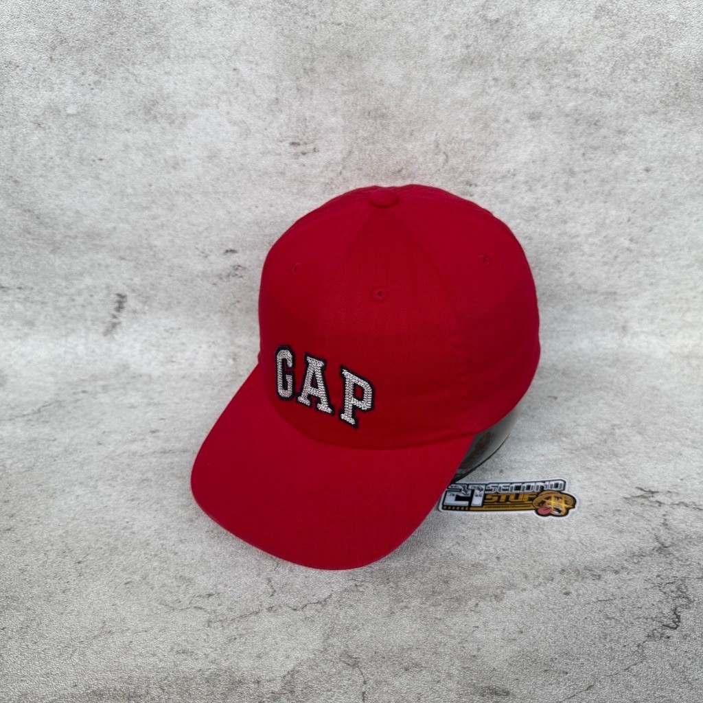 Topi GAP Merah Remaja Second