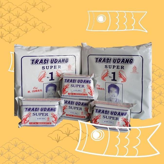 Terasi Ismail 1 Kg (1 Box) / Terasi H. Ismail / Terasi Udang / Terasi Tuban