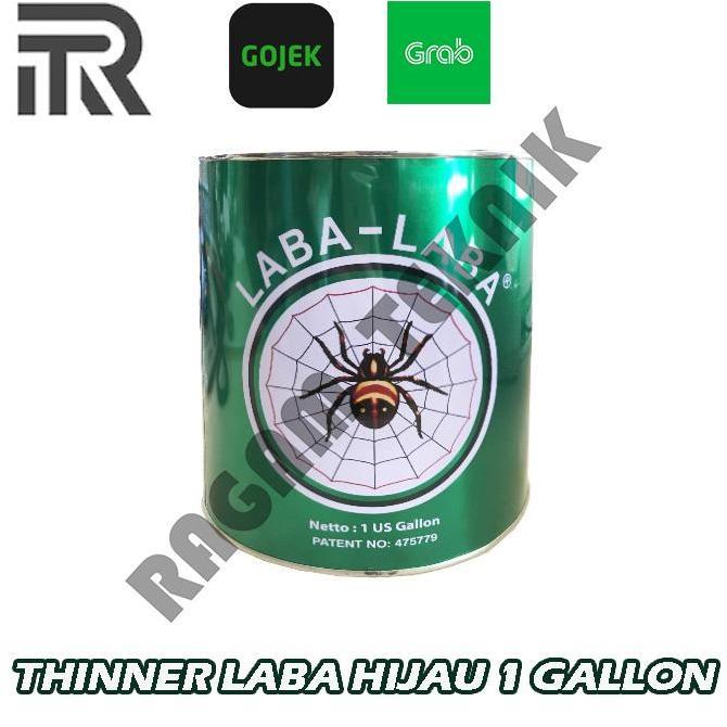 Handal- New- Thinner Laba-Laba Hijau 1 Galon 5 Kg Pengencer Cat Tiner