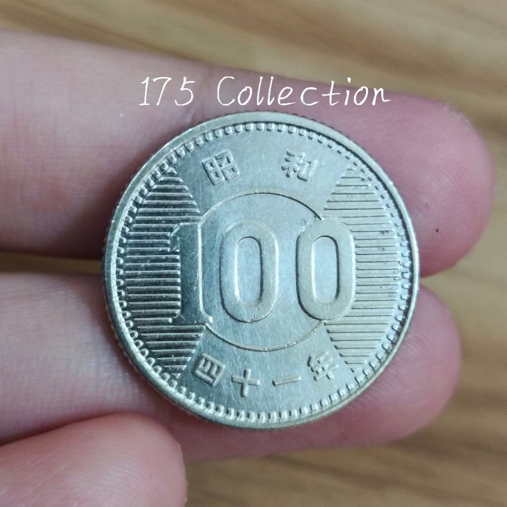 Koin Perak Jepang 100 Yen Era Showa Asli