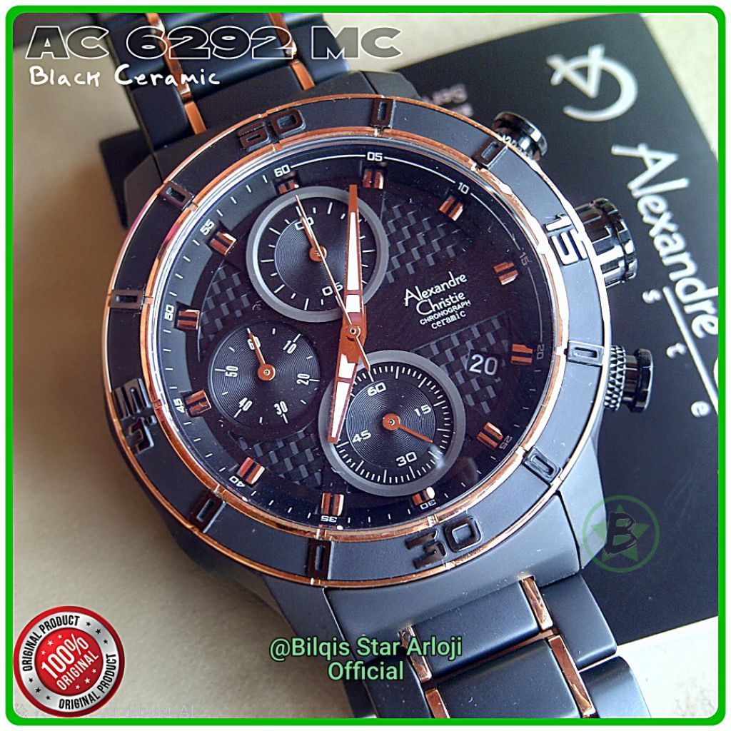 Alexandre Christie Pria Ac 6292 Mc Tali Full Ceramic Limited Original
