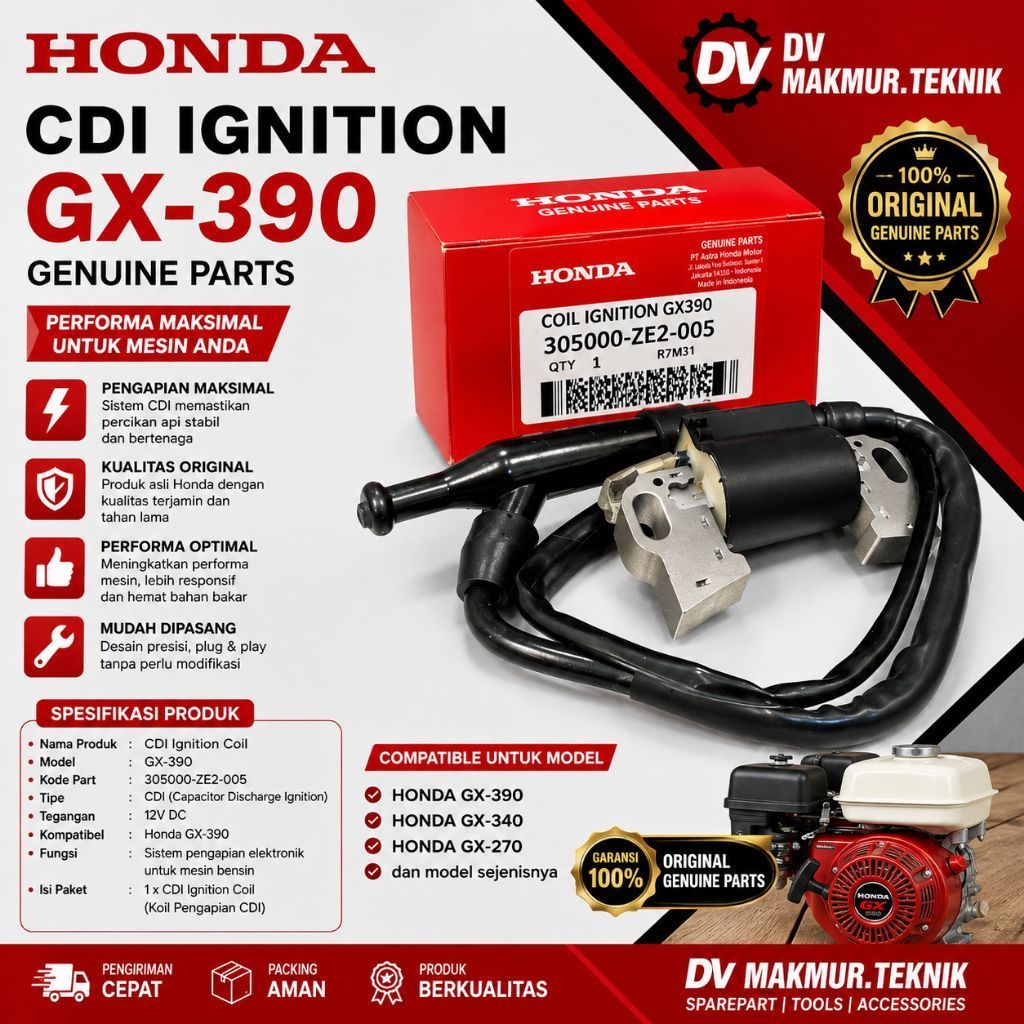 GX390 HONDA / CDI Mesin Gx 390 Honda / Coil Ignition Honda Gx 390
