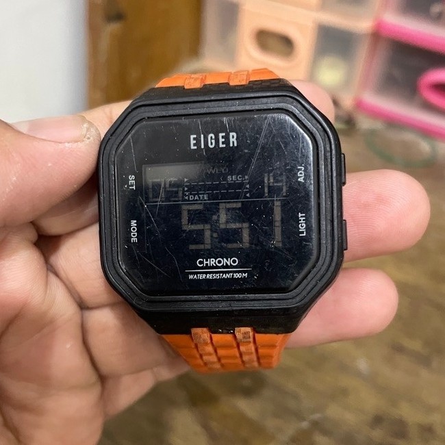 jam tangan eigr second ori