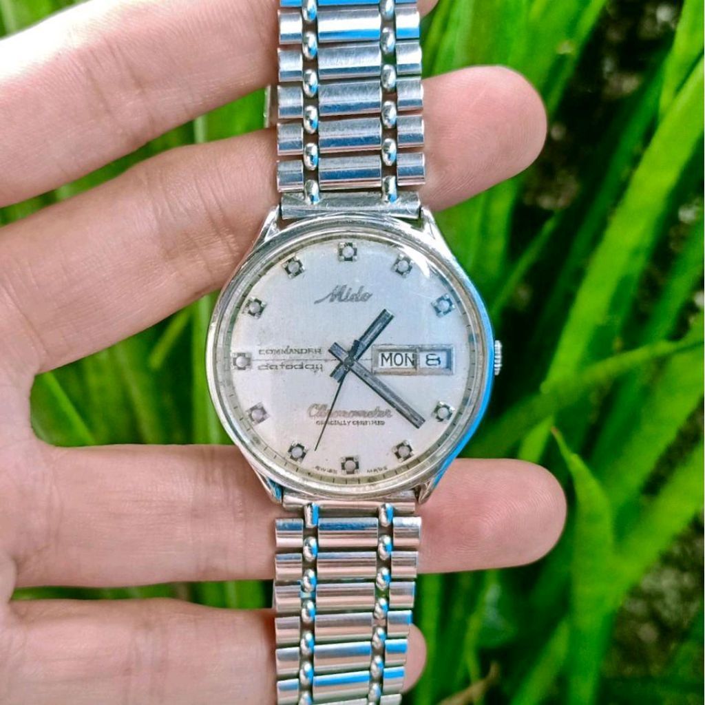Jam Tangan Vintage Mido Commander Automatic Original