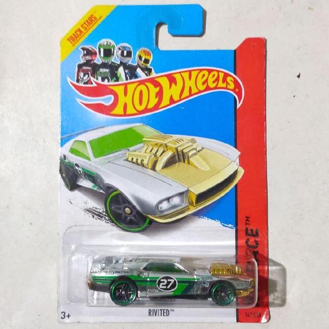 HOT WHEELS RIVITED CHROME 2013 HW RACING SUPER CHROME FTS99