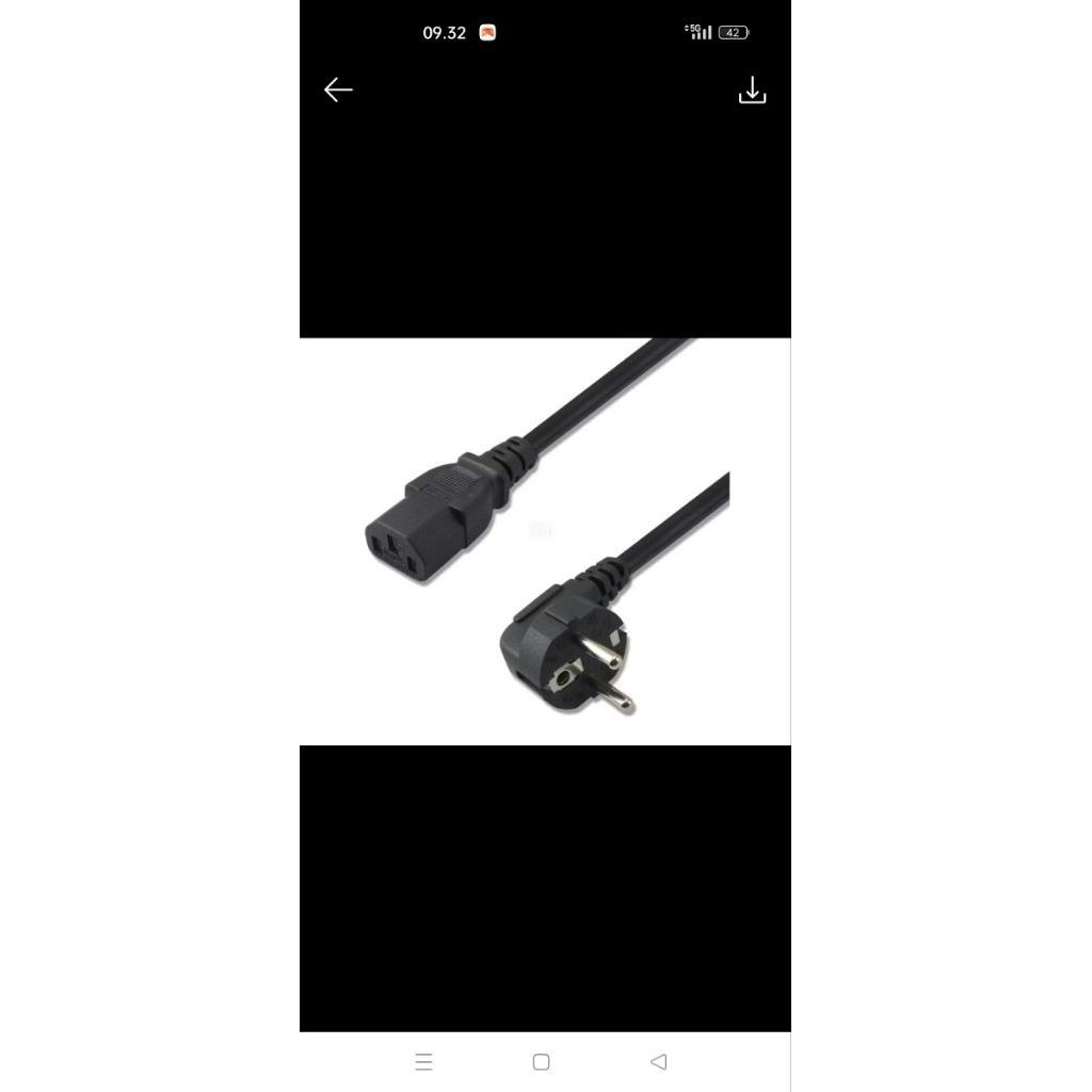 kabel power untuk PC komputer UPS