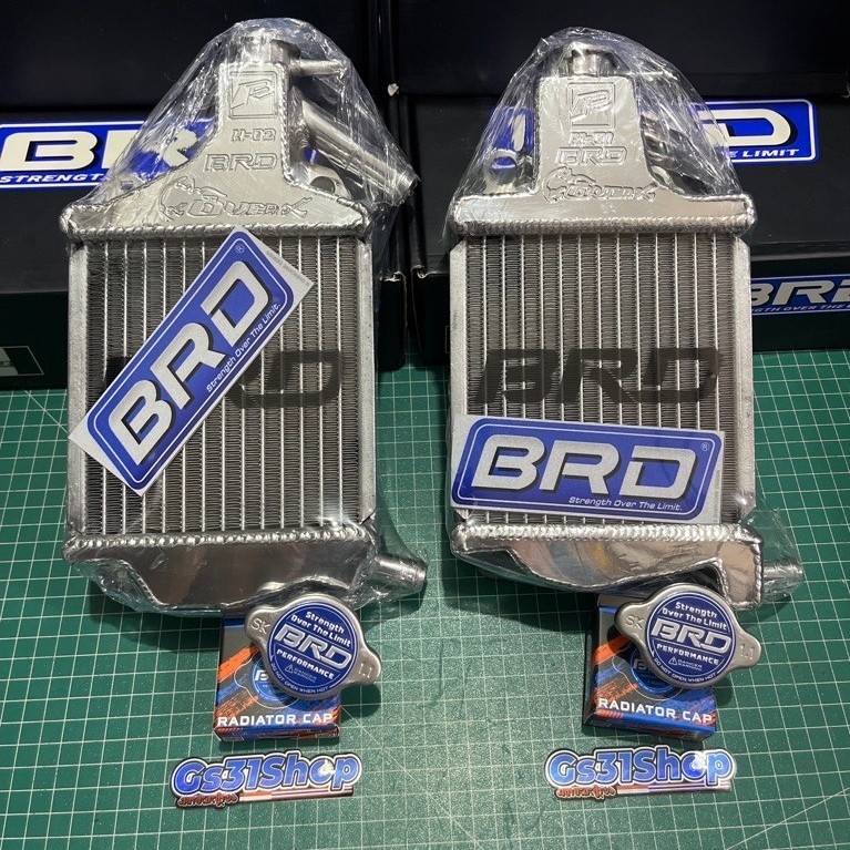 Radiator BRD over X satu set tutup BRD original BRD Thailand