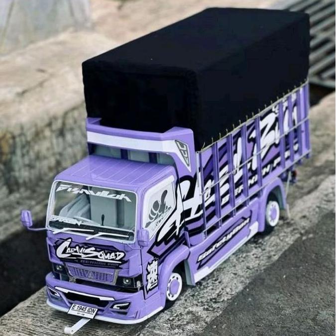 (PROMO)MINIATUR TRUK OLENG JUMBO 42 Cm MINIATUR TRUK OLENG BESAR UKURAN JUMBO LAMPU TERPAL