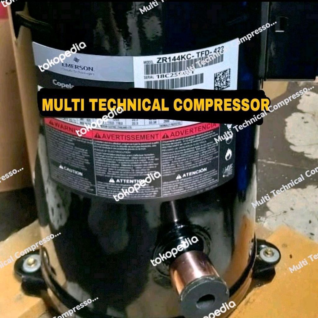 COMPRESSOR COPELAND ZR144KC / ZR144KC-TFD-422 ( 12PK R22 3PHASE ) TANDEM