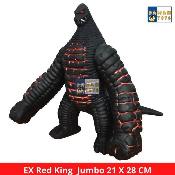 EX Red King Action Figure Monster Ultraman Kaiju, Mainan Anak Laki laki