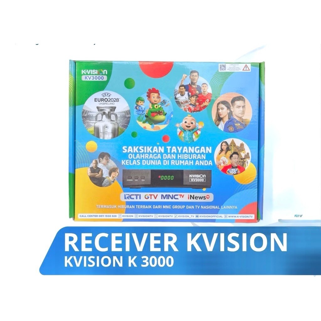 SET PARABOLA RECEIVER DIGITAL KVISION K-VISION BROMO C2000 LGSAT KV3000 HD C BAND GRATIS 1 bulan sia