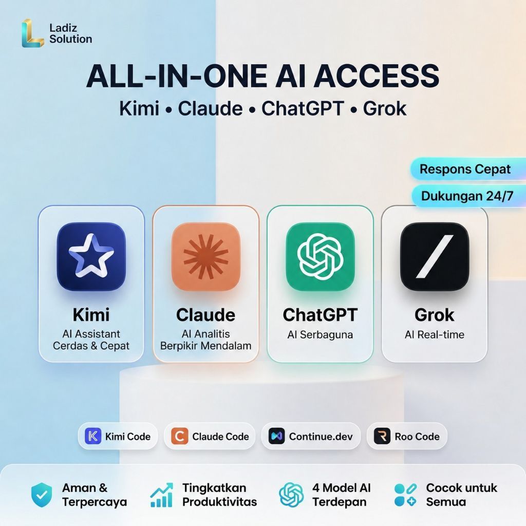 API KEY AI Premium - Kimi Claude OpenAI Grok OpenAI/Anthropic Compatible Failover Sistem