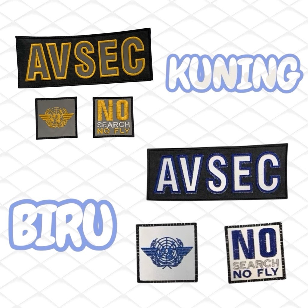 SATU SET ATRIBUT ROMPI AVSEC