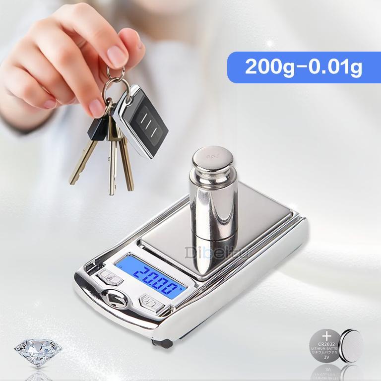 Super Mini Timbangan 0.01/200 Gram Timbangan Emas Super Mini