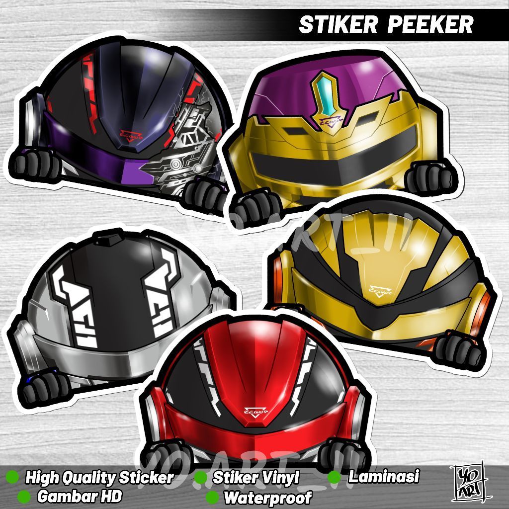 Stiker peeker - Project Red series GAVAN INFINITY