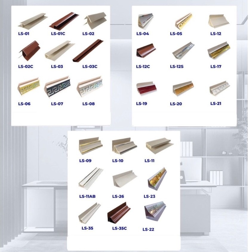 Deplafon - LIS PVC /LIST PLAFON TEPI SIKU SAMBUNG