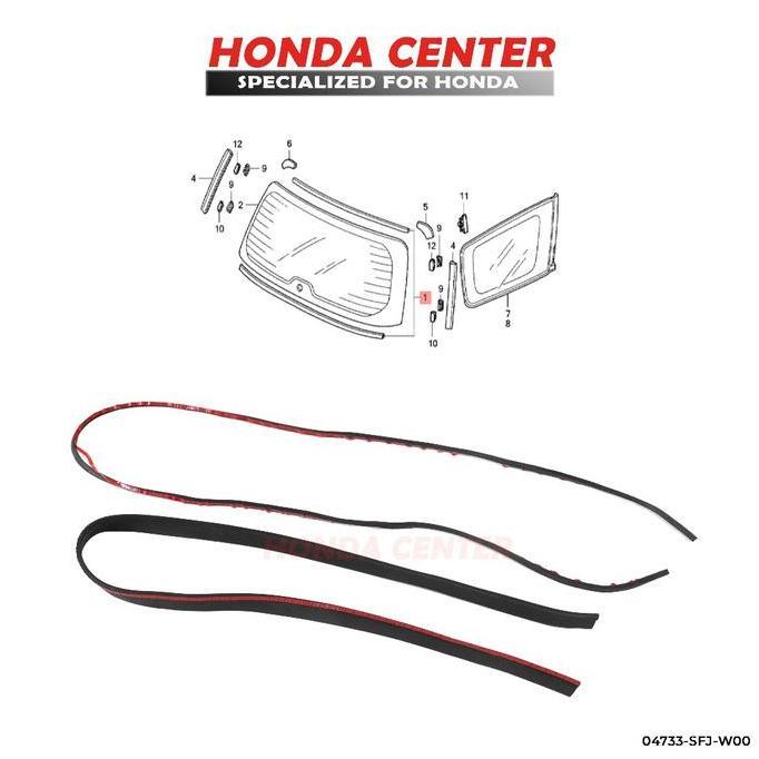 RMX KARET DAM SET KACA BELAKANG MOBIL HONDA ODYSSEY RB1 2004 2005 2006 2007 2008 MURAH