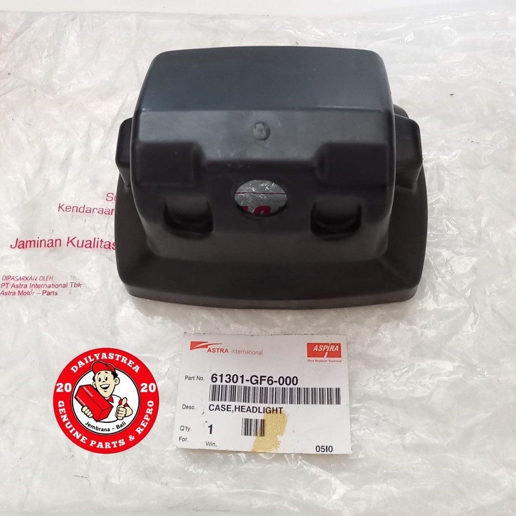CASE HEADLIGHT TOTOK BATOK RUMAH LAMPU DEPAN HONDA WIN 100 TAHUN TUA ORIGINAL 61301-GF6-000