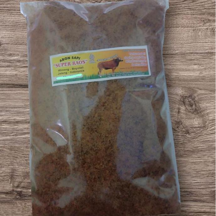 Abon Sapi Super Raos kemasan 1kg