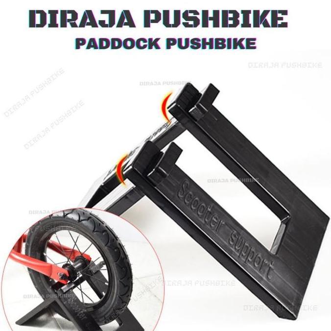Promo Paddock Pushbike 12 Inci Tempat Parkir Paddock Balance Bike Standar Paddock Pushbike Outdoor D