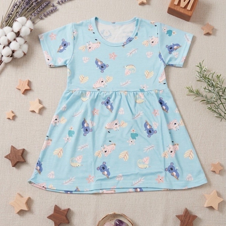 Dress One Set Rok Anak Cewek / Perempuan Premium Katun Ex Garment Lembut BARU / NEW