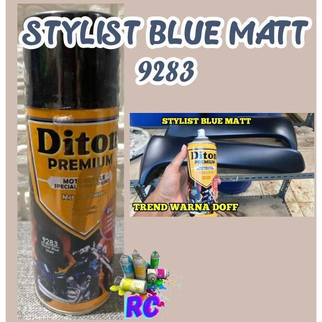 TERMURAH - Cat Pilox Diton Premium Stylish Blue Matt 9283 400cc Biru Doff Matte