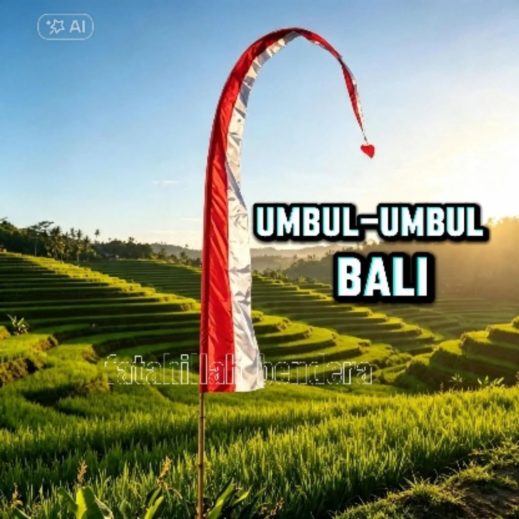 UMBUL-UMBUL BALI MERAH PUTIH PANJANG 6 METER