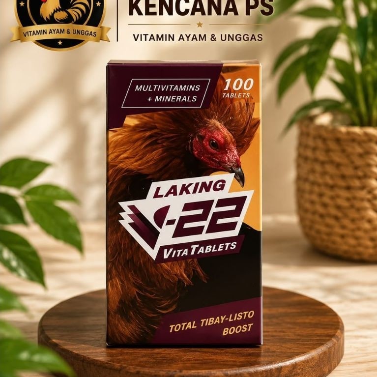 Vitamin Ayam V22 laking isi 100