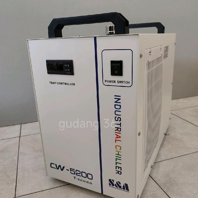 Chiller CW5200 Merk S&A, 2 inlet 2 outlet, Industrial chiller Machine