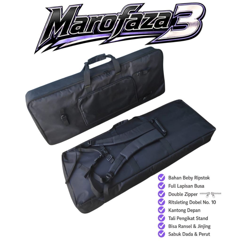 Marofaza 3 Tas Keyboard Yamaha PSR S910 PSR S900 PSR S970 PSR S950 PSR S770 PSR S700 PSR S750 Gigbag