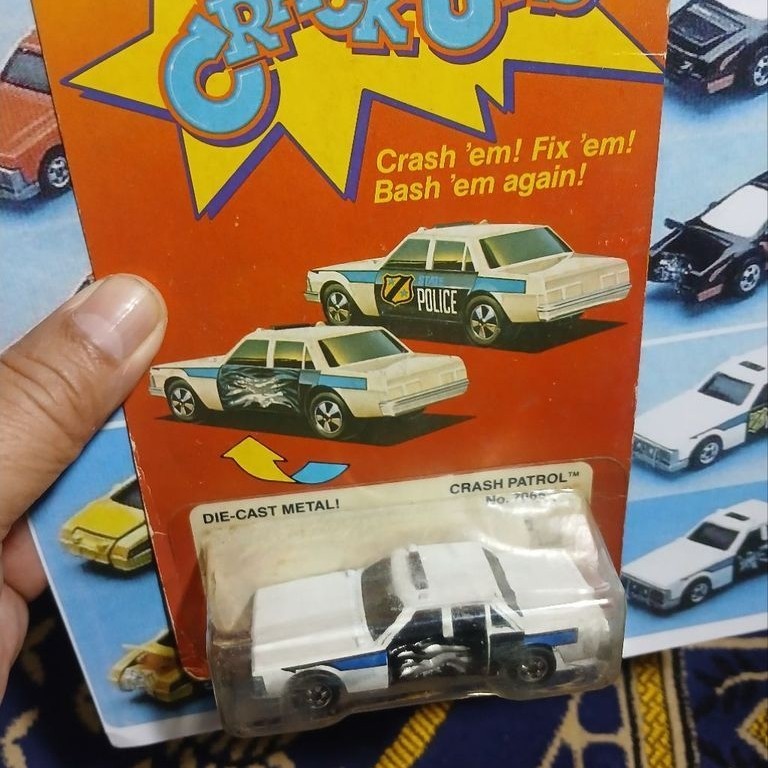 Hot Wheels Crash Patrol seri Crack Ups Mattel 1983 Hongkong